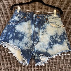 Distressed Wrangler Shorts